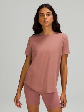 lululemon athletica Love Crew Dusty Rose Short Sleeve Tee